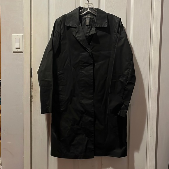 Banana Republic Black Trench Coat - Picture 1 of 6
